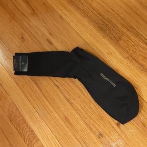 Black Brooks Brothers Trouser Socks Size 7.5-12